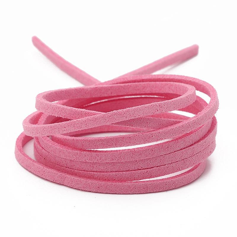 Korean suede rope for DIY jewelry making, 3mm braided wire for bracelets and necklaces. Add a touch of handmade to your accessories!