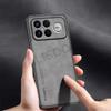 Coque en Cuir PU Givré pour POCO F8 Ultra F8 Pro Étui Plastique Mat Antichoc Protection Complète Housse Arrière Capa