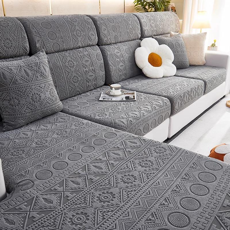Pokrowiec na sofę odporny na zarysowania All-Inclusive Uniwersalny pokrowiec Cztery pory roku Uniwersalna poduszka na sofę antypoślizgowa bez mierzenia Elastyczna sofa...