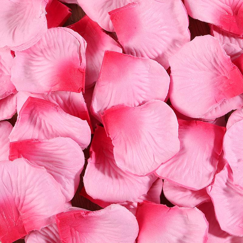 Non-Woven Artificial Rose Petals for Wedding Decorations and Hand-Thrown Arrangements