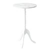 Nagai Kosan Marble Side Table, Scandinavian Style, Lightweight, Slim, Modern, Desk/Display Stand, 30 X 30 X 52.5 Cm (CTN-3031)