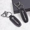 2025 New Auto Keychain Carbon Fiber Leather Car Key Ring For C4 C3 C5 C5X e-C4 e-C3 C-Crosser C-Elysee C1 Berlingo C6 C2