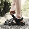 Baotou Anti-collision Summer Men's Sandals Comfortable and Breathable Style Outdoor Leisure Walking Tourism Men's Beach Shoes