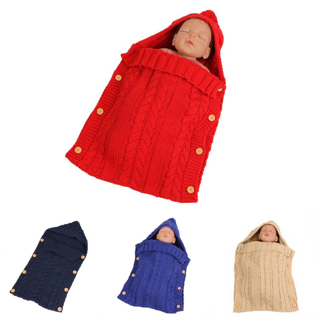 Toddler Wool Sleep Bag With Button Fastening For Winter And Spring Use