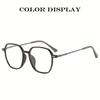 1 Pair Trendy Prescription Reading Glasses with Ultra-Light Square Frame +100 to +400 Power Unise Ideal Gift for Friends Family