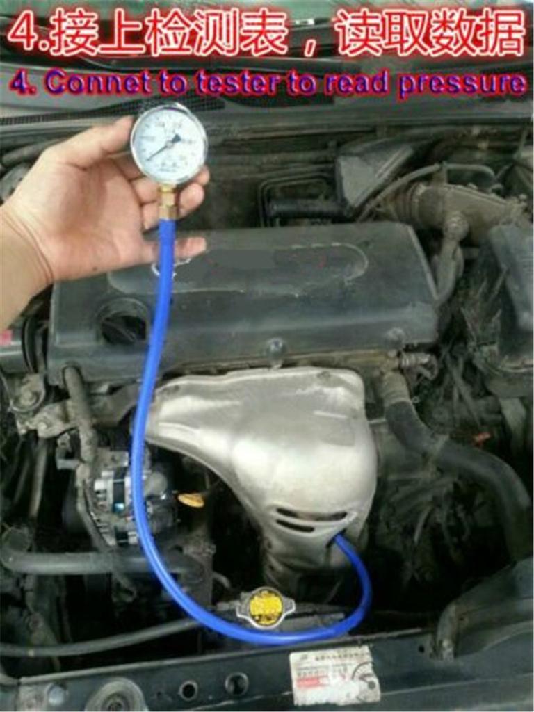 1Pcs Ternary Catalysis Pressure Tester Exhaust Presure Guage For Car Auto Tool