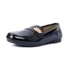 2025 Women's Shoes Loafers Women's Flats Fashion Office Flats Women Metal Decoration Round Toe Plus Size Slip On Shoes Female
