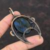 Labradorite Pendant Copper Wire Wrapped Pendant Copper Jewelry Handmade Pendants Gemstone Pendant Wire Wrapping Jewelry Women's Special Gift