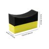Gebogenes Schaumstoff-Schwamm-Pad Dressing Glanz-Applikator-Pad Polier-Puffer-Wachs-Pad Rad Für Auto-Polierer Puffer-Pad-Kit Heißes Auto