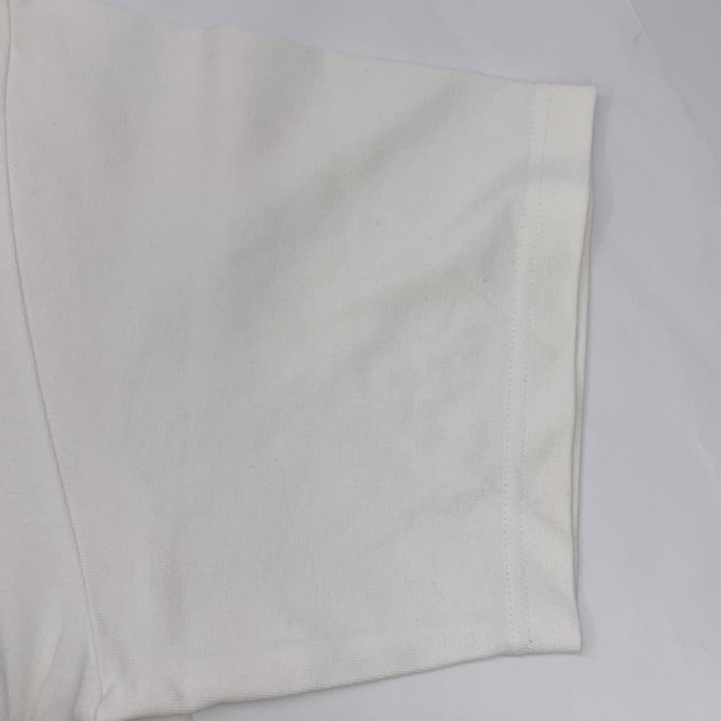 Sacai 23-03258M White Cotton Jersey T-Shirt Tops 1 whiteUsed