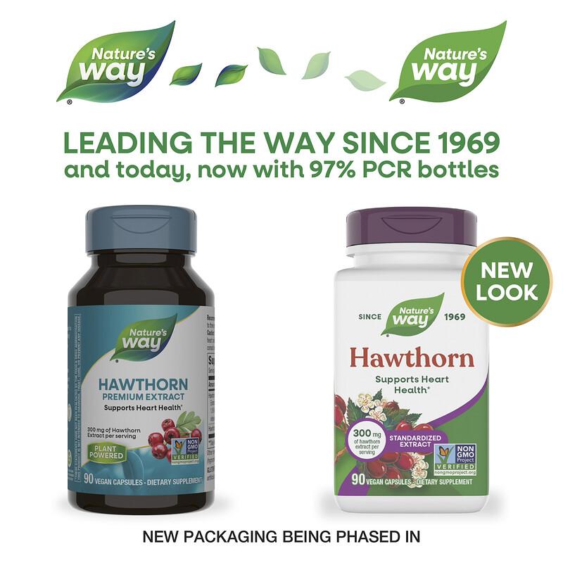 Hawthorn, 300 Mg, 90 Vegan Capsules