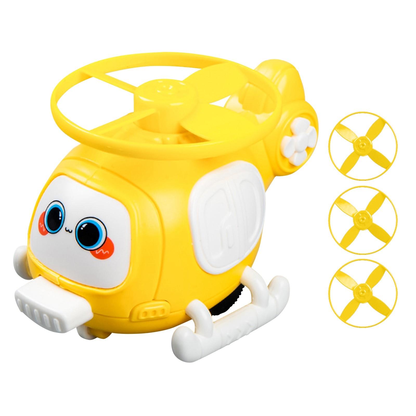 

Детская игрушечная машинка НЛО мультфильм самолет игрушка столкновение вертолет маленький подарок One Size жёлтый