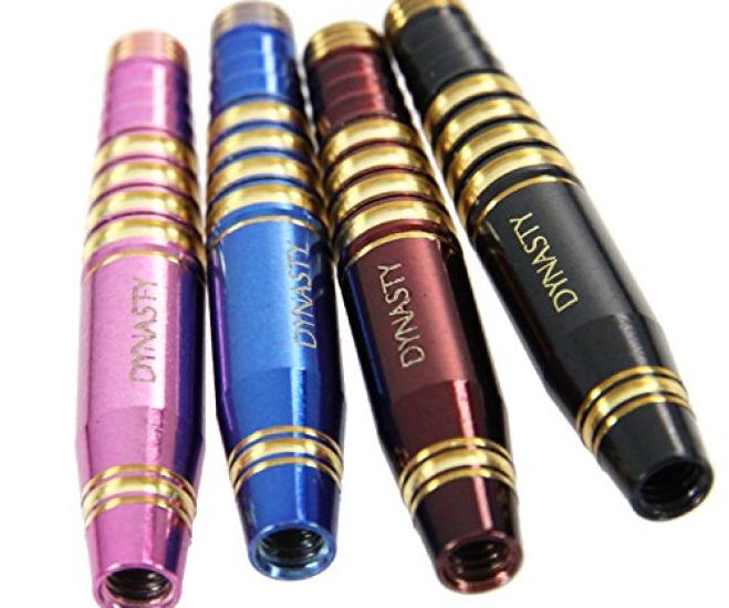 Dynasty BRASS DARTS SET SEVEN 01-31-023 darts black