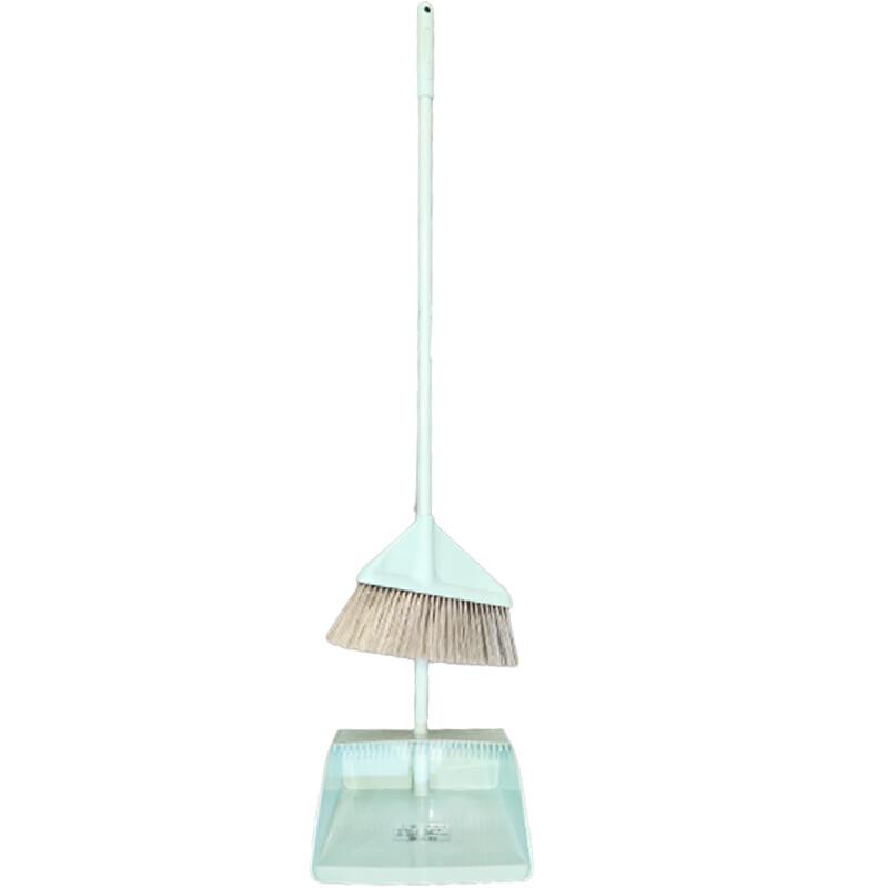 HUIYING Extra Large Windproof Broom and Dustpan Set with Comb Teeth