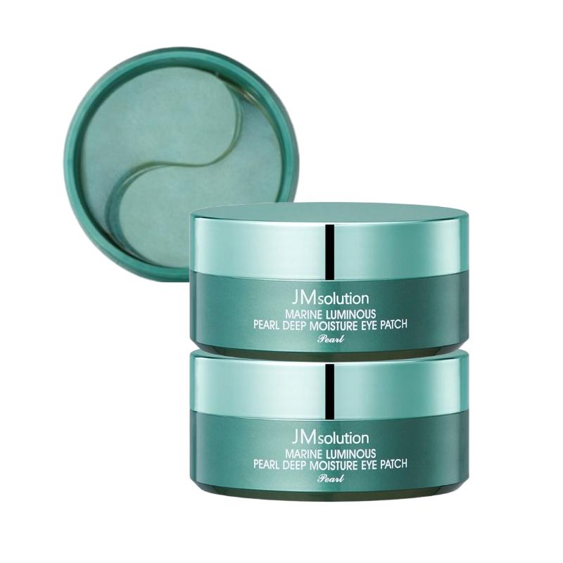 

[JMsolution] Marine Luminous Pearl Deep Moisture Eye Patch 90g (60 Sheets) x 2EA Value Pack - Professional Hydrating & Luminous Care for Bright Eyes