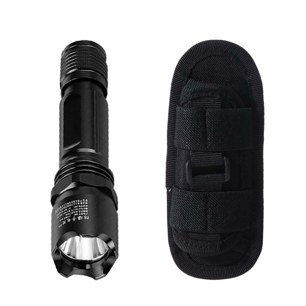 360 Grad drehbarer Taschenlampenhalter Beutel Langlebige Taschenlampenhülle Taschenlampe Tasche Outdoor-Aktivitäten