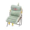 Plush Office Seat Cushion Soft Cartoon Seat Pad with Lumbar Pillow And Back Support Non-Slip Rocking Chair Cushion for Dorm Floor Car Office Patio