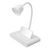 UV Light Gel Nails 8 LED 20W 360 Degree Adjustable Angle 60S Timing Desk Lamp for Nail Gel Curing with Mirror Plug in