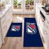 New York Rangers Flannel Kitchen Floor Mat – Non-Slip, Absorbent and Easy to Clean Suitable for Kitchens, Entryways Bedroomsand Bathrooms