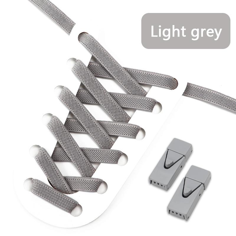 Kleurrijke Lock Veterschoenen zonder strikken Elastische Veters Sneakers Tennis Geen Strik Schoenveters Kinderen Volwassene Brede Schoenveter Schoen Accessoires