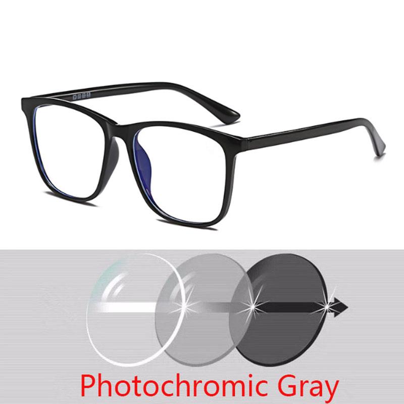 Super Light TR90 Eyeglasses Frame Unisex Glasses Computer Big Square Eyewear 0 -0.5 -1 -1.5 -2 -3 To -6.0