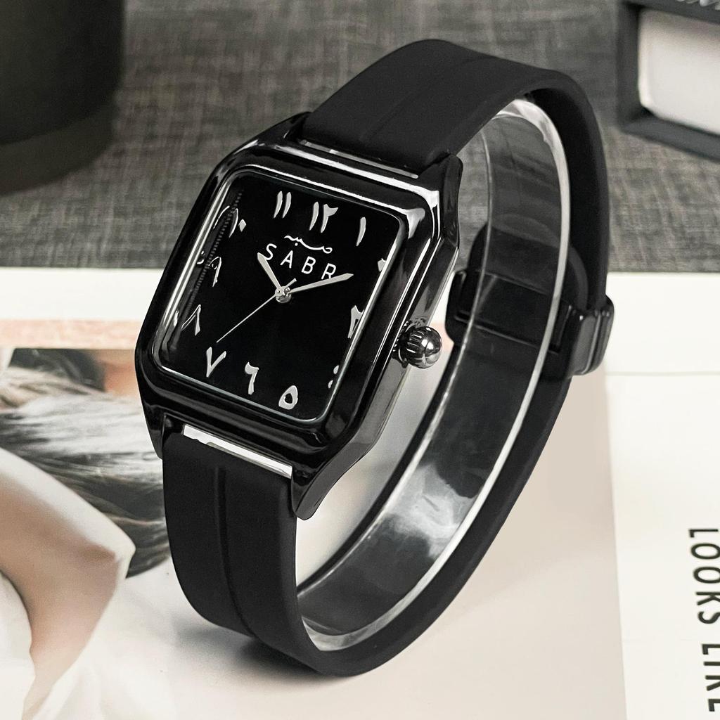 Reloj de Cuarzo Cuadrado de Lujo Ligero para Mujer con Estilo de Negocios y Correa Magnética