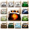 Bedding Cover Suit Home Textiles 3D Football Printed Bedclothes Double King Single Size Cool Duvet Cover Set
