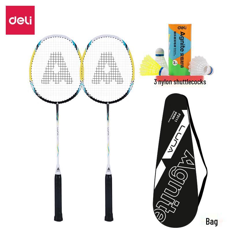 Deli Angnet F2111 Aluminum Badminton Racket Set