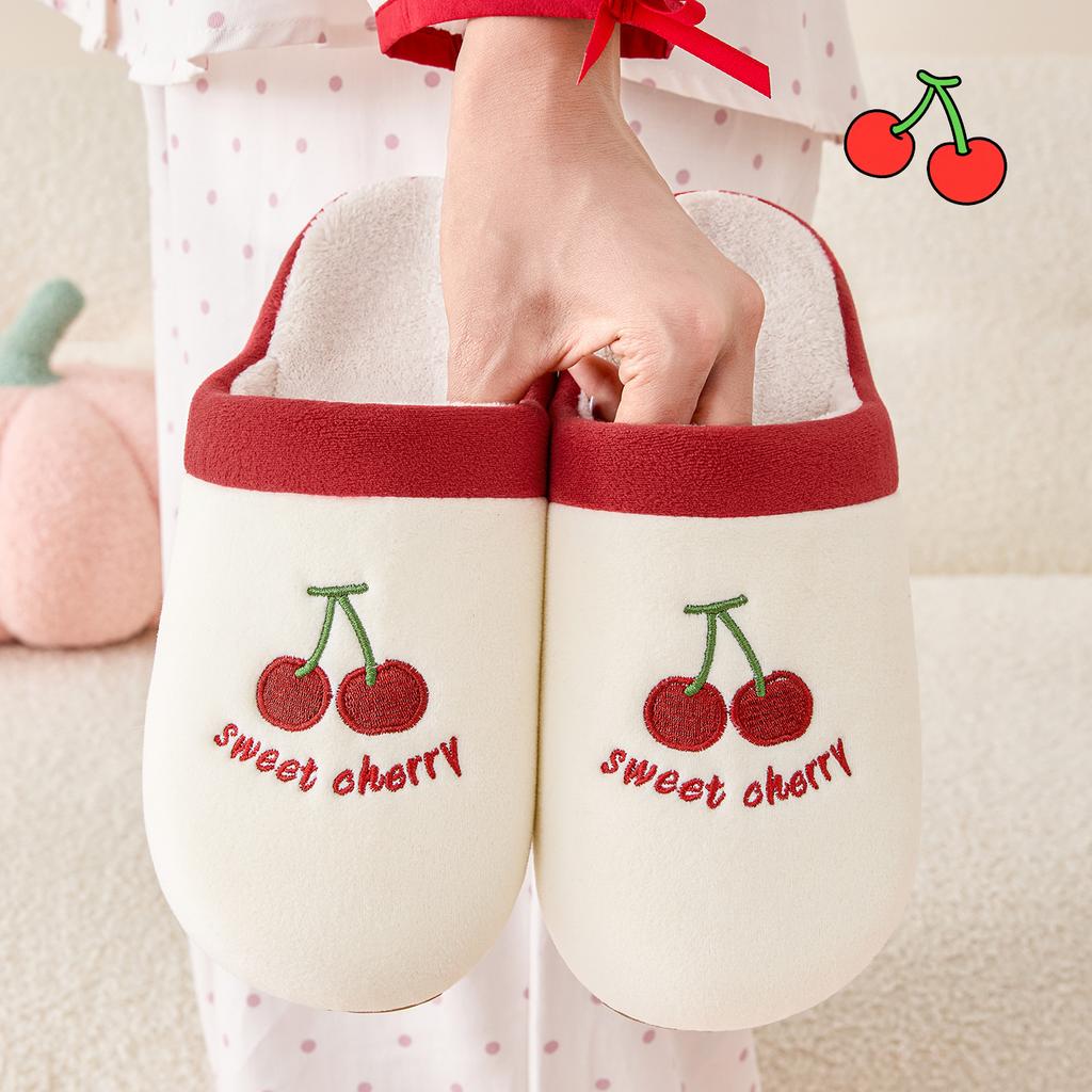 Winter Women Home Slippers Plush Warm Thick Bottom Slides Breathable Soft Non-slip Slippers Indoor Outdoor Men Casual Slippers