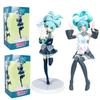 17CM Anime Hatsune Miku X Cinnamoroll Figure Anime Peripheral Collectible Models Decorative Decorations Children Kawaii Gift