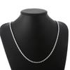 Copper 16/18/20/22/24 Inch 4mm Twisted Rope Chain Necklace For Women Man Fashion Wedding Charm Jewelry
