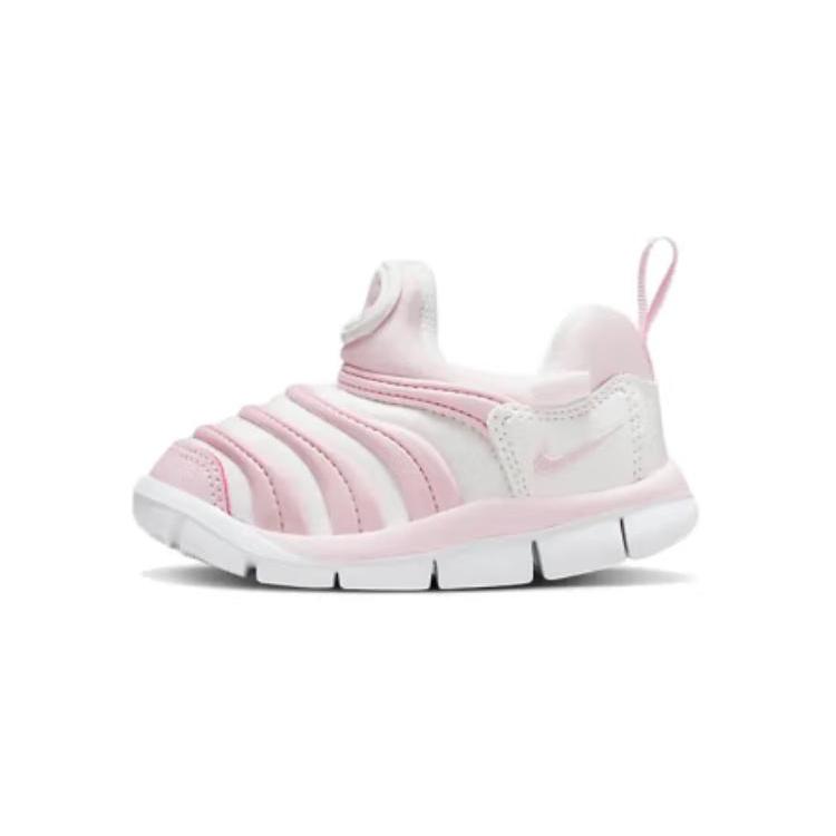 

New Nike Dynamo Free Abrasion Resistant Breathable Low Top Toddler Shoes White Pink Infant And Toddler 343938-637 26