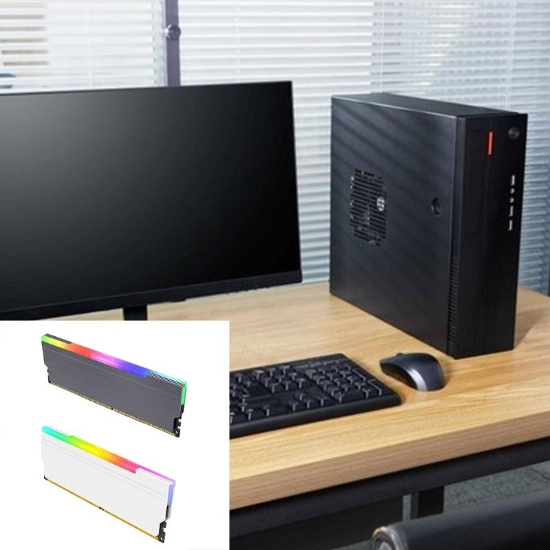 Heat Sink with 5V 3PIN ARGB Backlighting Heatsink For DDR4 DDR3 Desktop Computer Memory Radiator