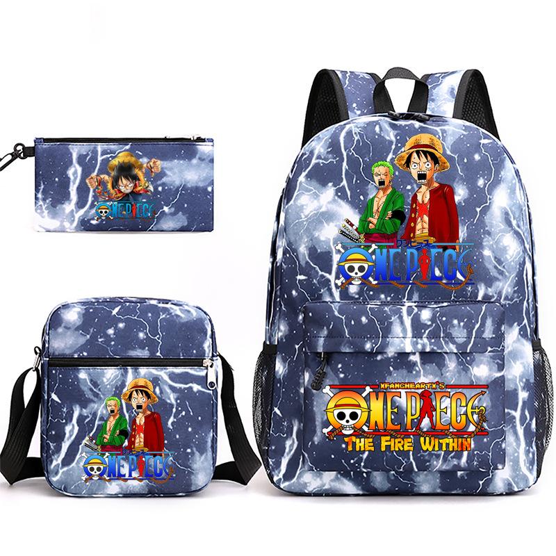 2022 Independent Station Starry Sky 3-piece set ONE PIECE backpack shoulder bag pencil case