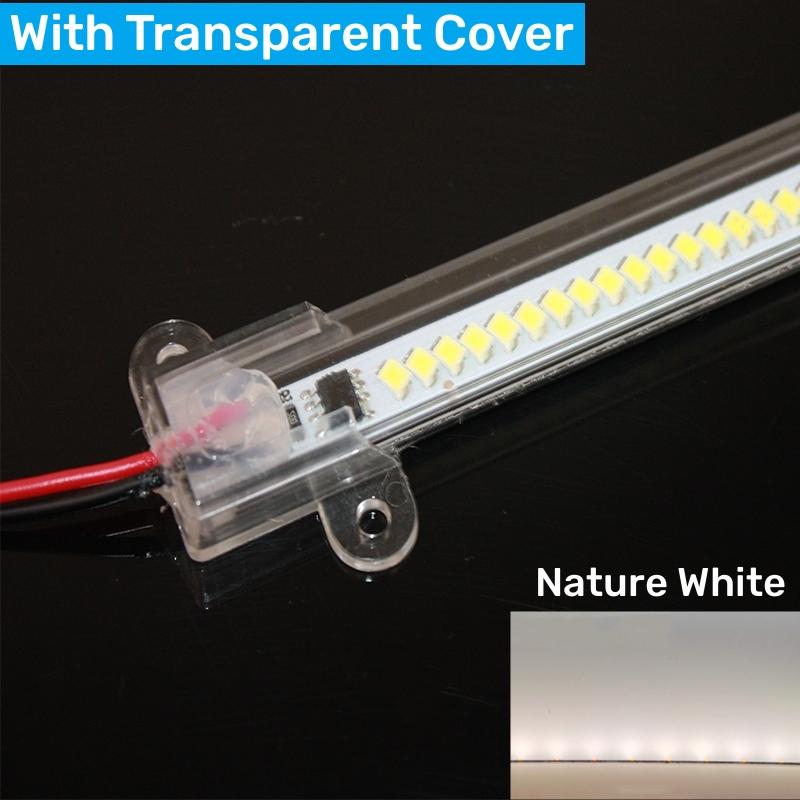 20/30/50cm AC220V LED Bar Lampe SMD2835 144LEDs/m Starre Streifenleuchte für Aluminiumprofil Unter Schrank Garderobe Schrank Röhrenleuchte