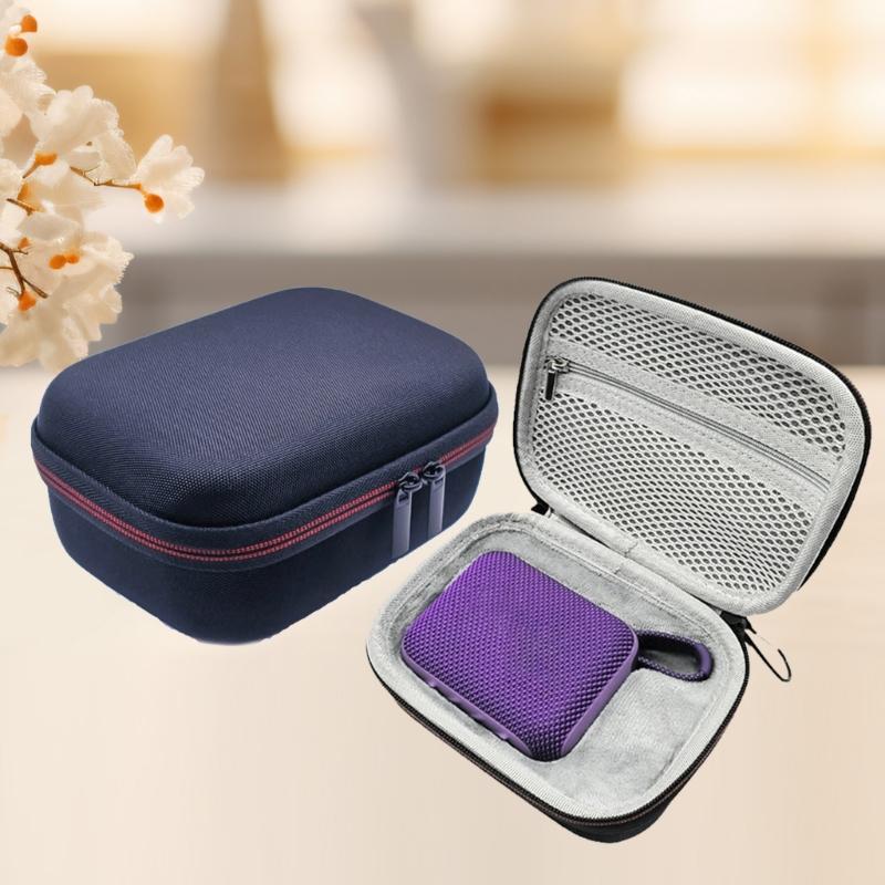 Speaker Case Bag for GO4 Speaker Hard EVA Case with Plushs Linning Protector Convenient and Lightweight Pouches
