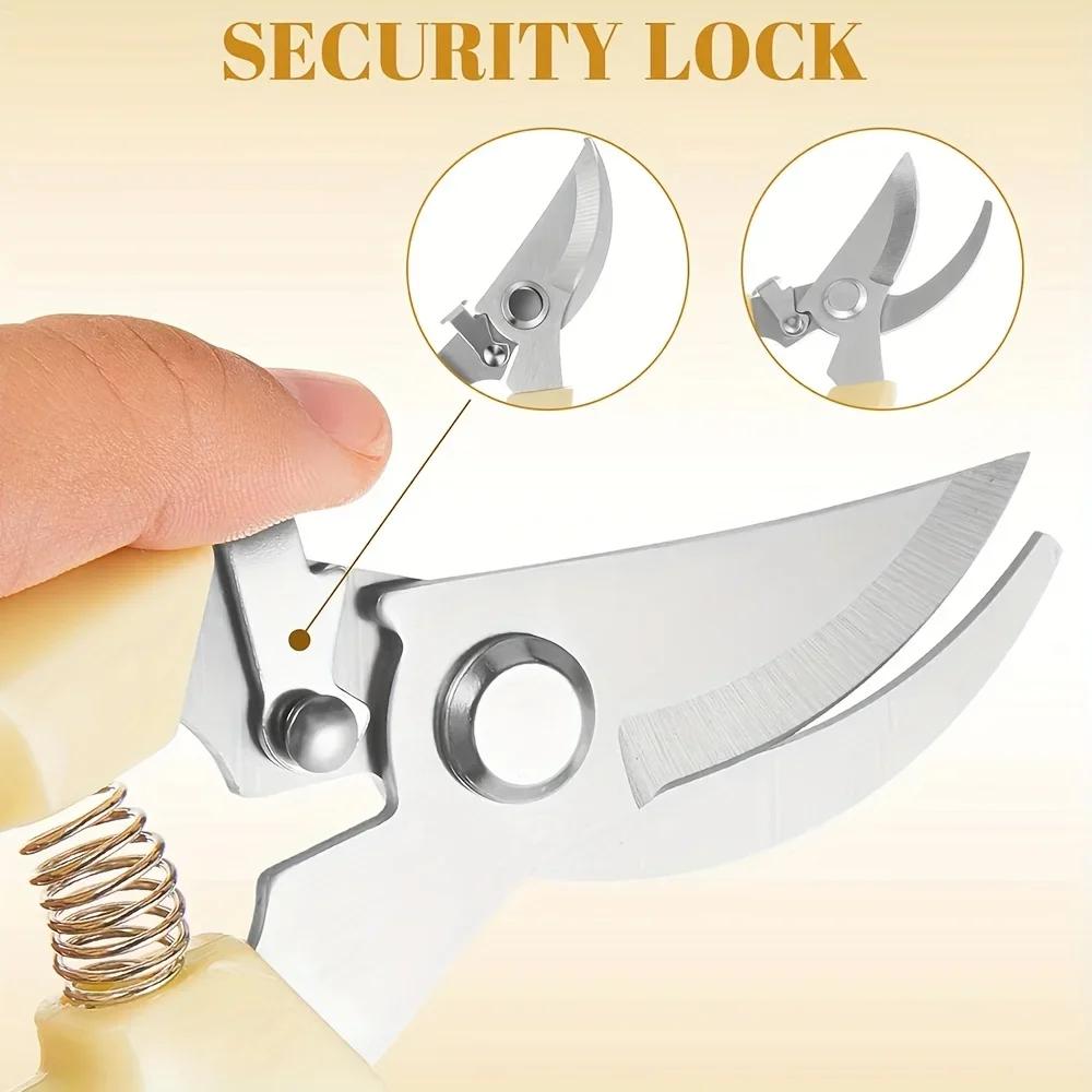 Garden Pruning Shears Set Sharp Blades For Cutting Flowers, Trimming Plants, Bonsai And Orchard The Plant Clippers