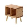 1:12 Scale Doll House Bedside Cabinet Natural Wood Furniture Model Figurine For Realistic Display Scene Arrangemetn