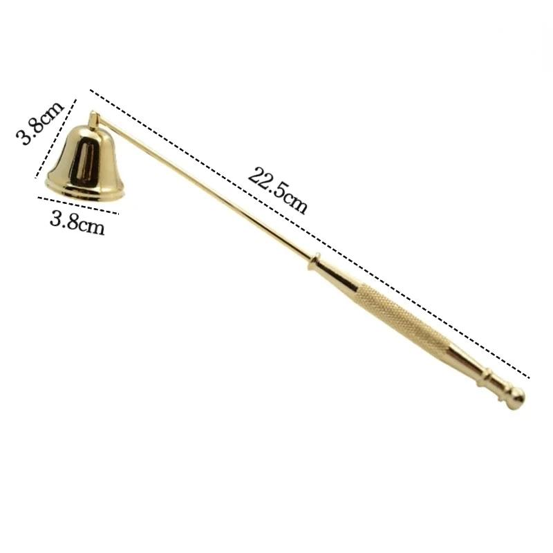 Candle extinguisher Black metal candle extinguisher Candle wick trimmer scissors/wick hook/candle tray/candle care tool