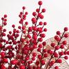 Weihnachtsdekoration Künstlicher Beerenstrauß Christbaumschmuck für Heimzimmerdekor Navidad Neujahr 2026 Geschenkaccessoire