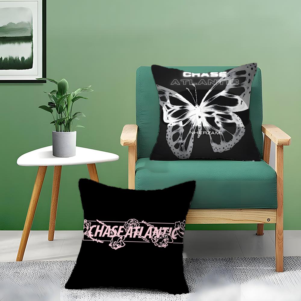 R&B Band C-Chase Atlantic Music Pillow Case Pattern Printed Pillowcase For Living Room Sofa Cushion Cover & Bedroom Decor