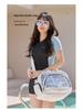 Large Capacity Swim & Sports Bag with Wet/Dry Separation – Beach & Makeup Storage Crossbody Bag.