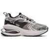 Li Ning Project* Dämpfung, Abriebfest Niedrig geschnitten Klobige Sneaker Damen Grau Schwarz AGCT134-2