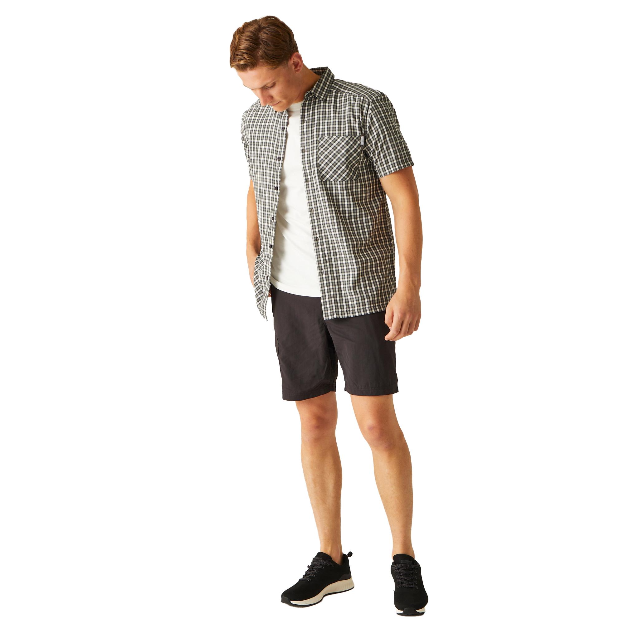 Regatta Kalambo VI - Camicia Uomo Manica Corta, 100% Poliestere