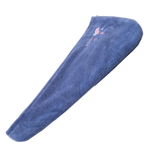 WTEMPO 1PC Women's Winter Dry Hair Cap Absorbent Shower Cap Hair Washing Quick Drying Embroidered Towel Female Thickened Hair Towels