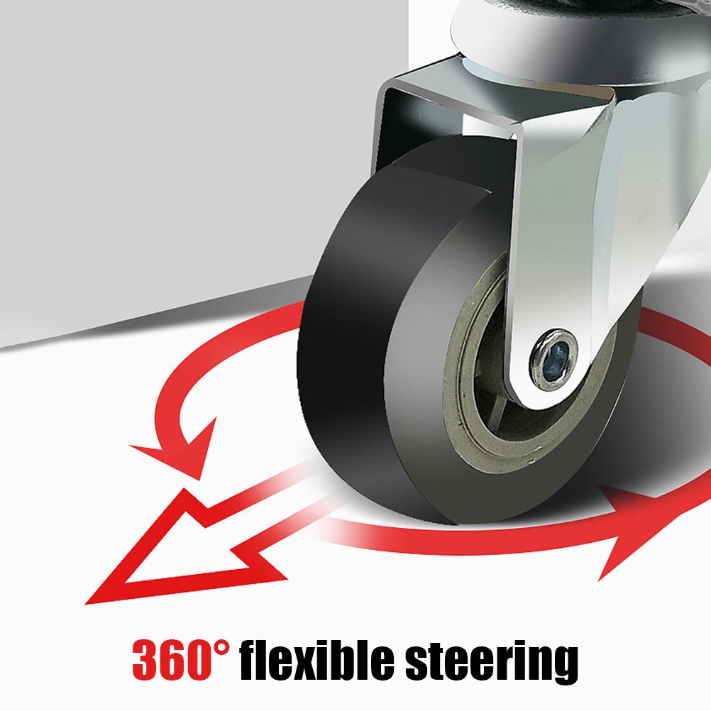 Set de scule pentru transportul mobilă cu 4 roți + 1 set de bare cu roți, scule manuale pentru transportul mobilă