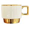 European Light Luxury Design Ceramic Mug High Value Stacking Cup Advertising Gift Souvenir Printing