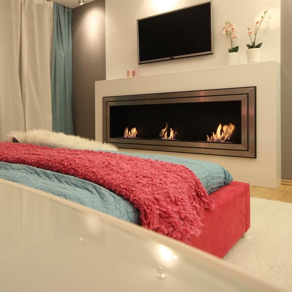 Wall Mounted Bioethanol Fireplace JULIET 1800 TÜV