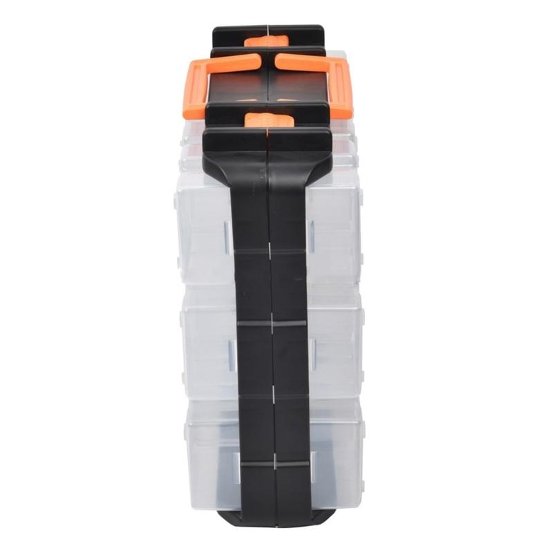Lightweight Portable Plastic Organizers Box With Multiple Compartments For Efficient Storage Of Small Parts And Hardware