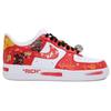 Nike Air Force 1 Low Wealth Blessing Slip Resistant Abrasion Resistant Low Top Skateboard Shoes Men's White Red CW2288-111(Team69-SBOX)